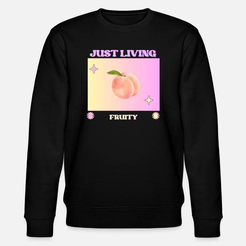 Peach - Stanley/Stella Unisex Bio-Sweatshirt CHANGER  - Schwarz