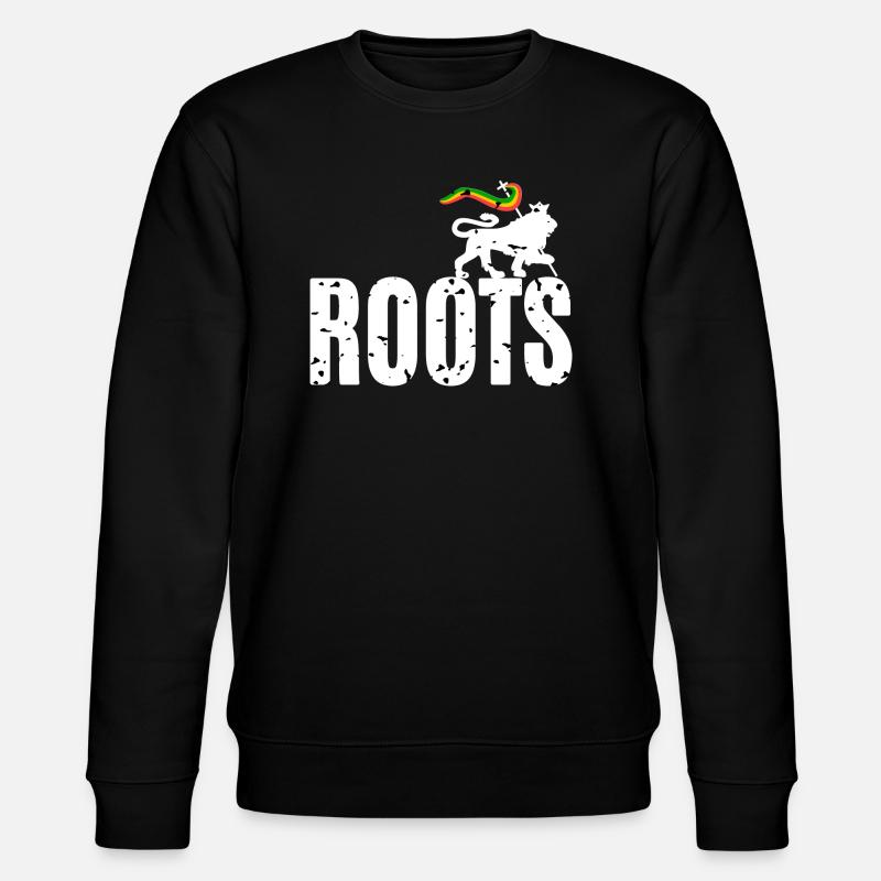 Roots Reggae - Stanley/Stella Unisex Bio-Sweatshirt CHANGER - Schwarz