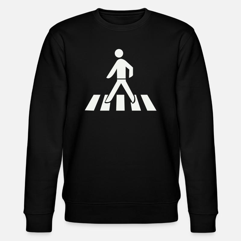 Franchissement du passage piéton - Sweat bio CHANGER Stanley/Stella Unisexe - noir