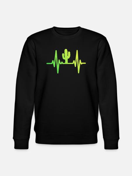 Cactus Cacti Desert Plant - Stanley/Stella CHANGER Unisex Organic Sweatshirt - black