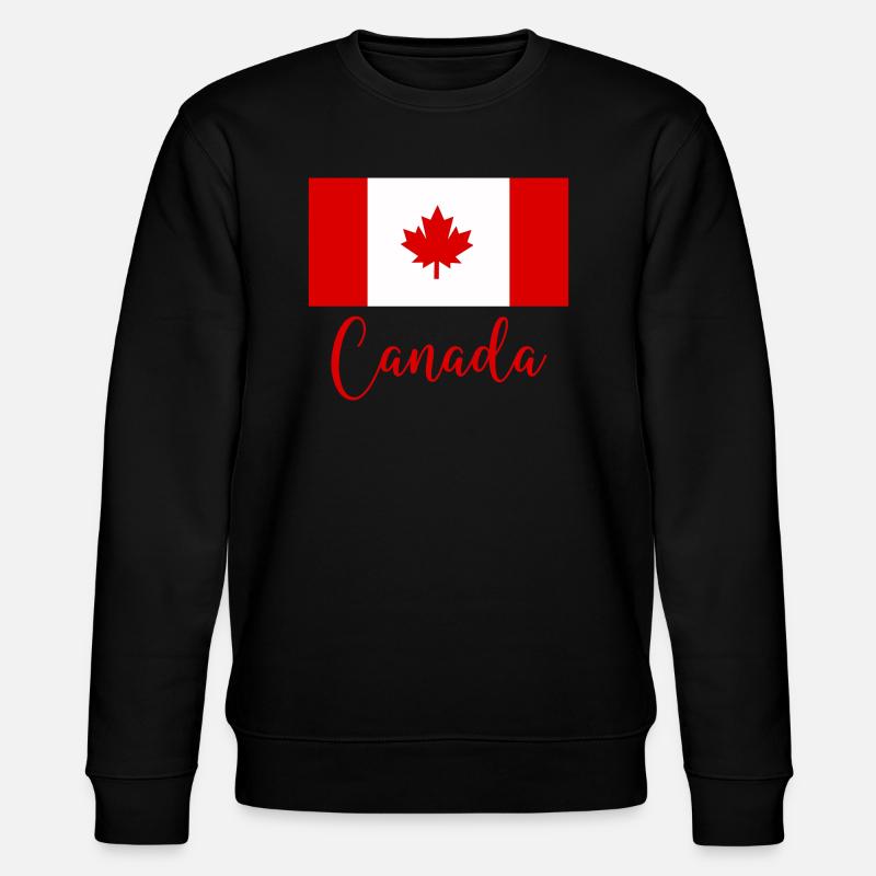 kanada canada - Stanley/Stella Unisex Bio-Sweatshirt CHANGER  - Schwarz