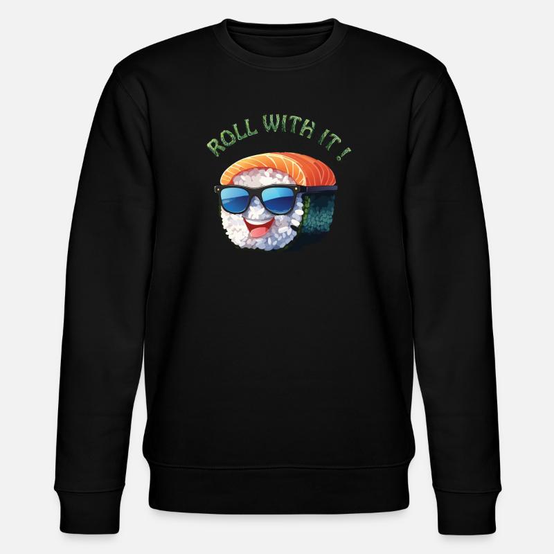 Roll with it ! - Sweat bio CHANGER Stanley/Stella Unisexe - noir