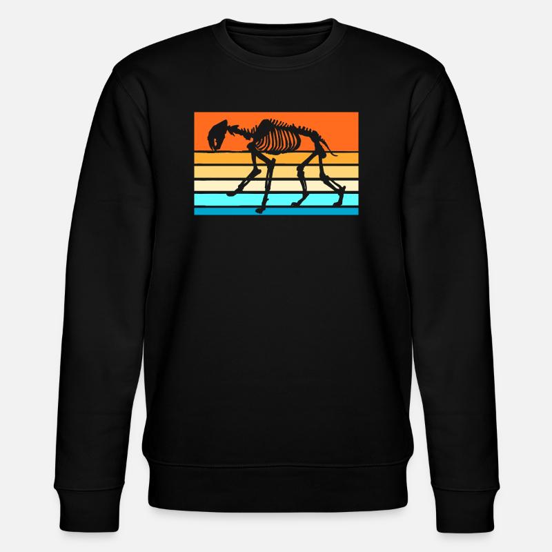 Säbelzahntiger - Stanley/Stella Unisex Bio-Sweatshirt CHANGER  - Schwarz