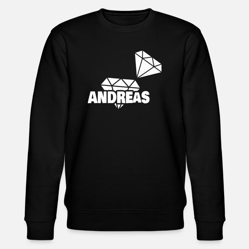 Kostbar Andreas - Stanley/Stella Unisex Bio-Sweatshirt CHANGER  - Schwarz