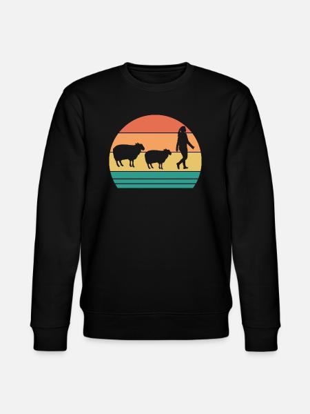 Schäfer Schaf - Stanley/Stella Unisex Bio-Sweatshirt CHANGER  - Schwarz