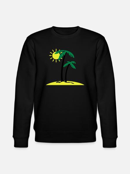Palminsel - Stanley/Stella Unisex Bio-Sweatshirt CHANGER - Schwarz