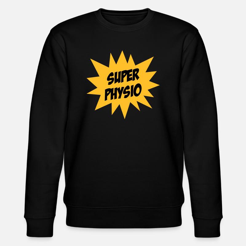 Super Physio - Stanley/Stella Unisex Bio-Sweatshirt CHANGER  - Schwarz