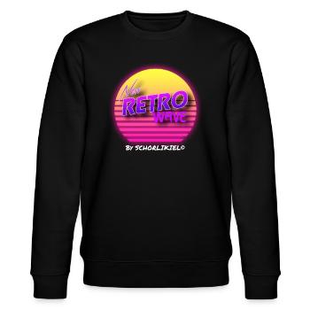 The new retro Wave by schorlikiel - Sweat bio CHANGER Stanley/Stella Unisexe - noir - Devant - Nik (191cm) & Marisol (170cm)