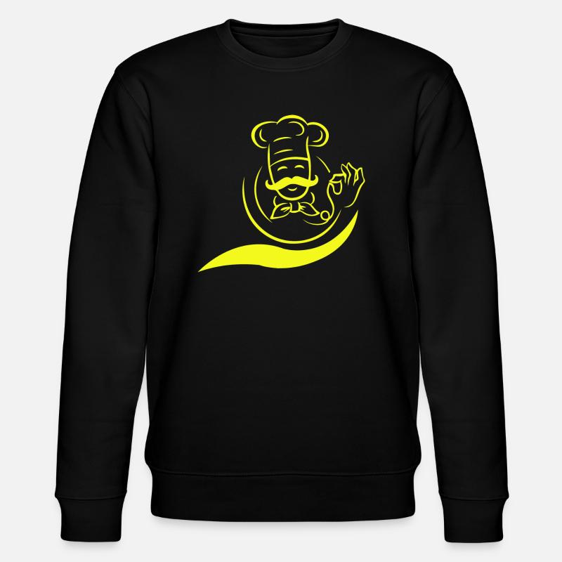 Kochen backen Food - Stanley/Stella Unisex Bio-Sweatshirt CHANGER  - Schwarz