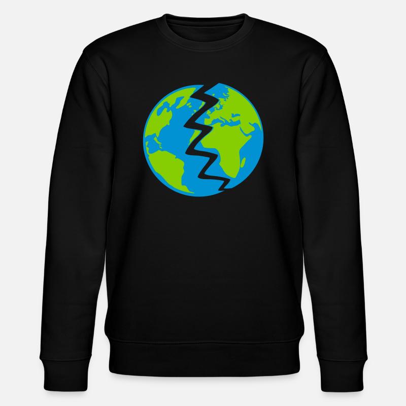 Conception de la Terre détruite - Sweat bio CHANGER Stanley/Stella Unisexe - noir