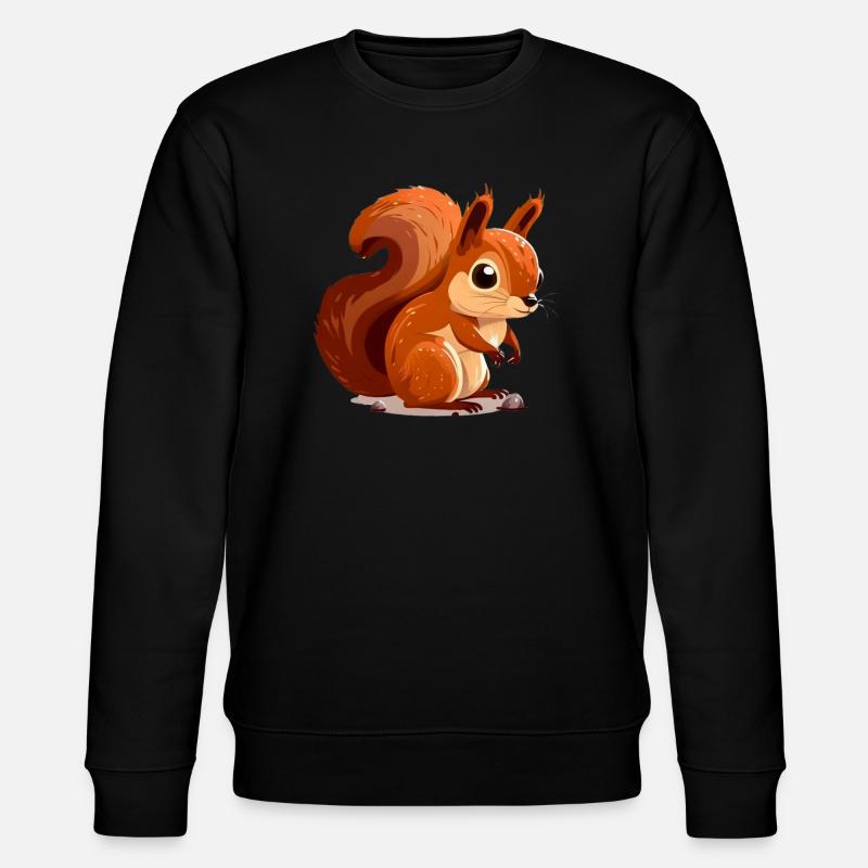 Écureuil - Sweat bio CHANGER Stanley/Stella Unisexe - noir