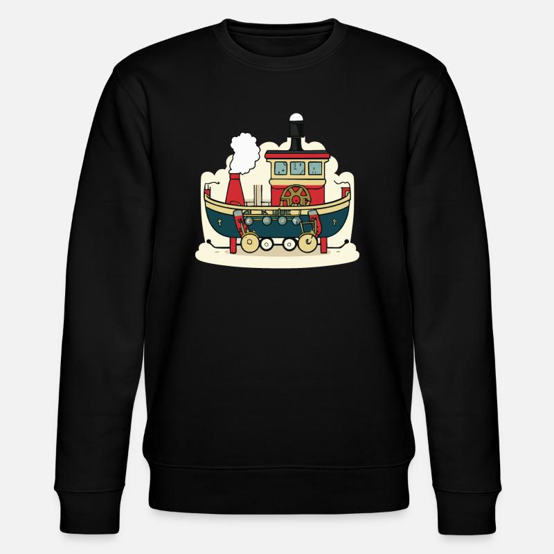 Bateau farfelu - Sweat bio CHANGER Stanley/Stella Unisexe - noir