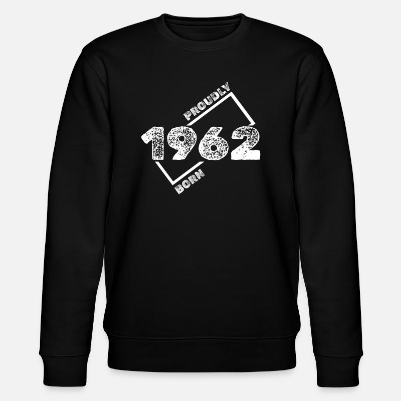 Né en 1962 - Sweat bio CHANGER Stanley/Stella Unisexe - noir