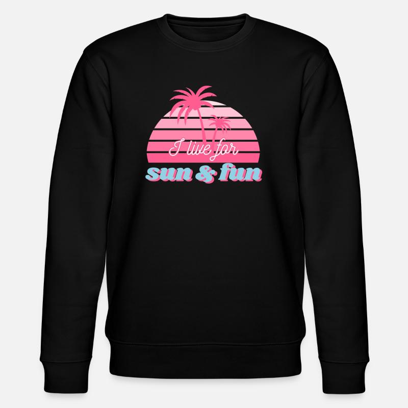 Chemise Sun & fun - Sweat bio CHANGER Stanley/Stella Unisexe - noir