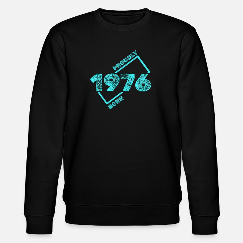 Gift idea 1976 - Stanley/Stella CHANGER Unisex Organic Sweatshirt - black