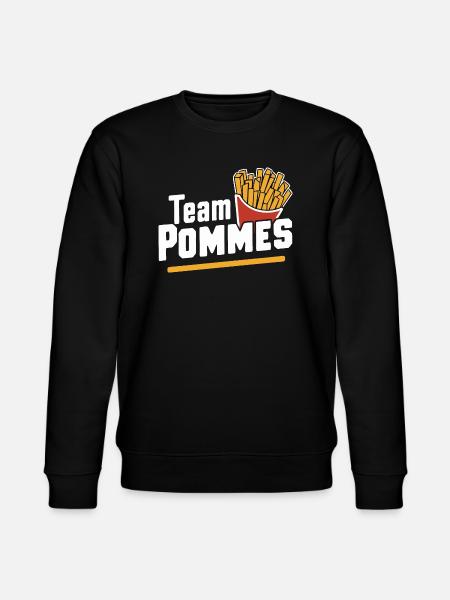 Frites, frites, restauration rapide - Sweat bio CHANGER Stanley/Stella Unisexe - noir