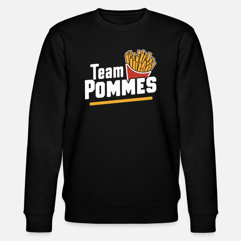 Frites, frites, restauration rapide - Sweat bio CHANGER Stanley/Stella Unisexe - noir