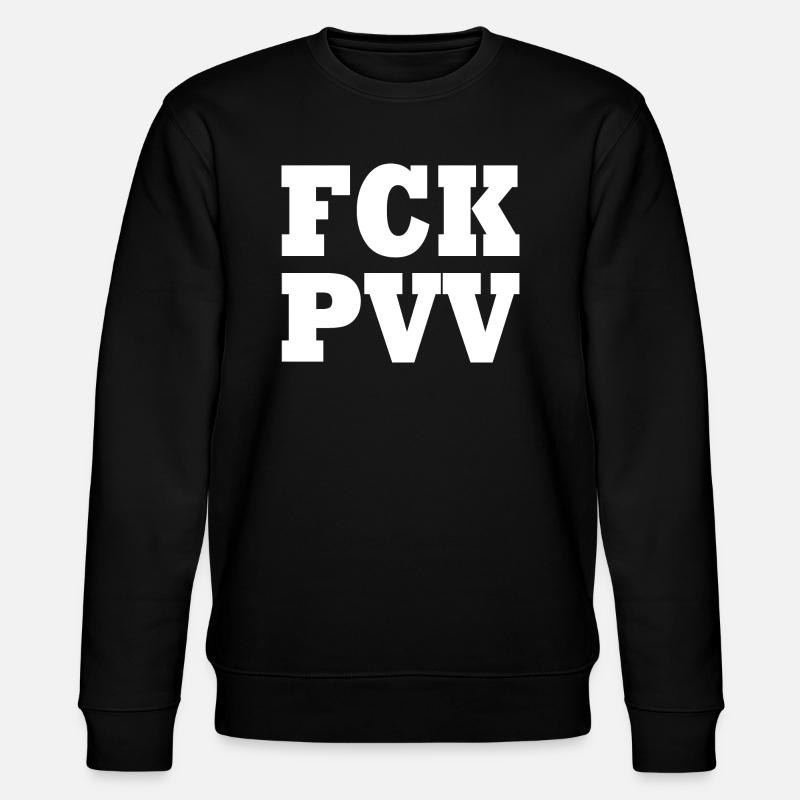 Fck pvv - Stanley/Stella Unisex Bio-Sweatshirt CHANGER  - Schwarz