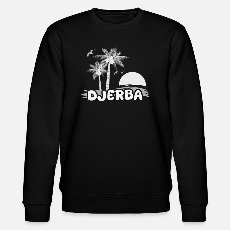 Djerba as a beach - Stanley/Stella CHANGER Unisex Organic Sweatshirt - black