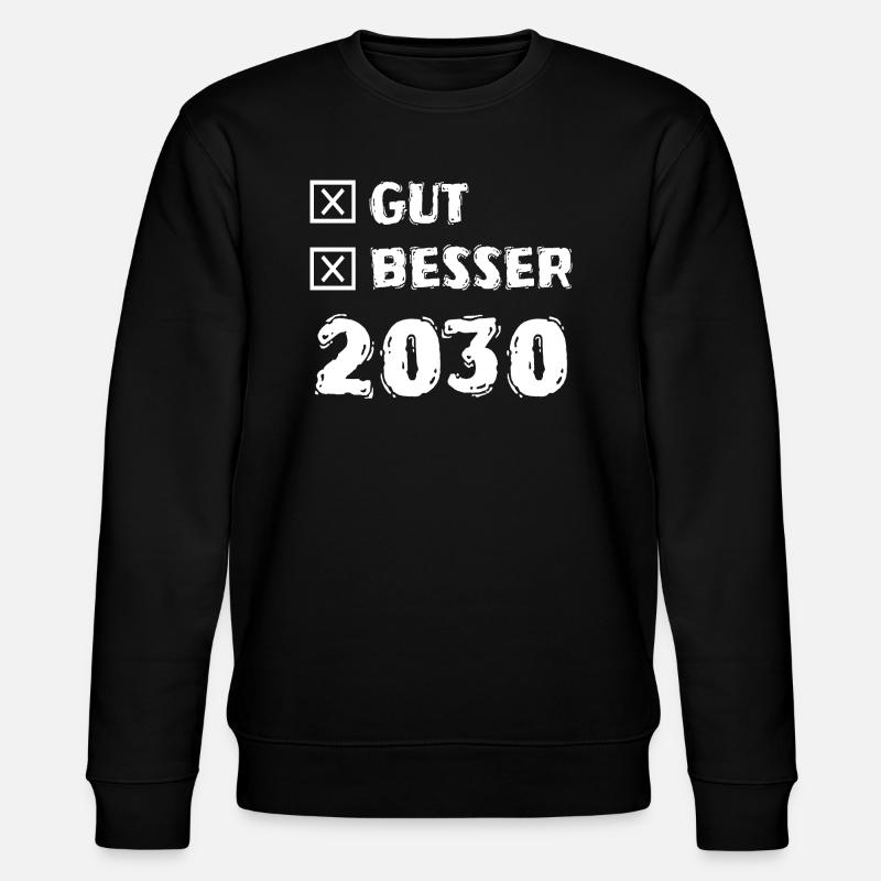 Gut 2030 - Stanley/Stella Unisex Bio-Sweatshirt CHANGER - Schwarz