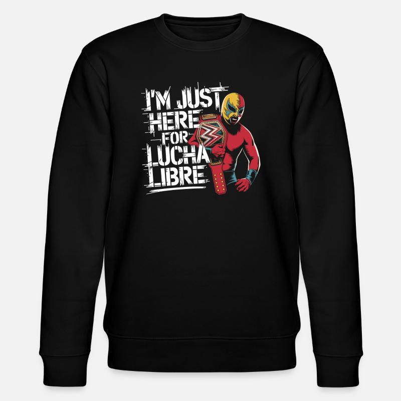 Style de lutte avec masque - Sweat bio CHANGER Stanley/Stella Unisexe - noir