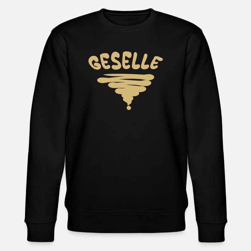 Geselle - Stanley/Stella Unisex Bio-Sweatshirt CHANGER  - Schwarz