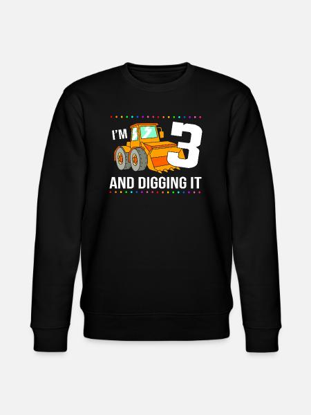Children's birthday party construction site - Stanley/Stella CHANGER Unisex Organic Sweatshirt - black