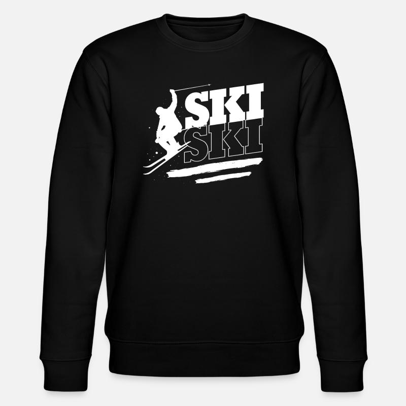 Ski Skiurlaub - Stanley/Stella Unisex Bio-Sweatshirt CHANGER - Schwarz