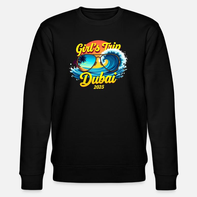 Wochenend-Birthday Dubai 2025 - Stanley/Stella Unisex Bio-Sweatshirt CHANGER - Schwarz