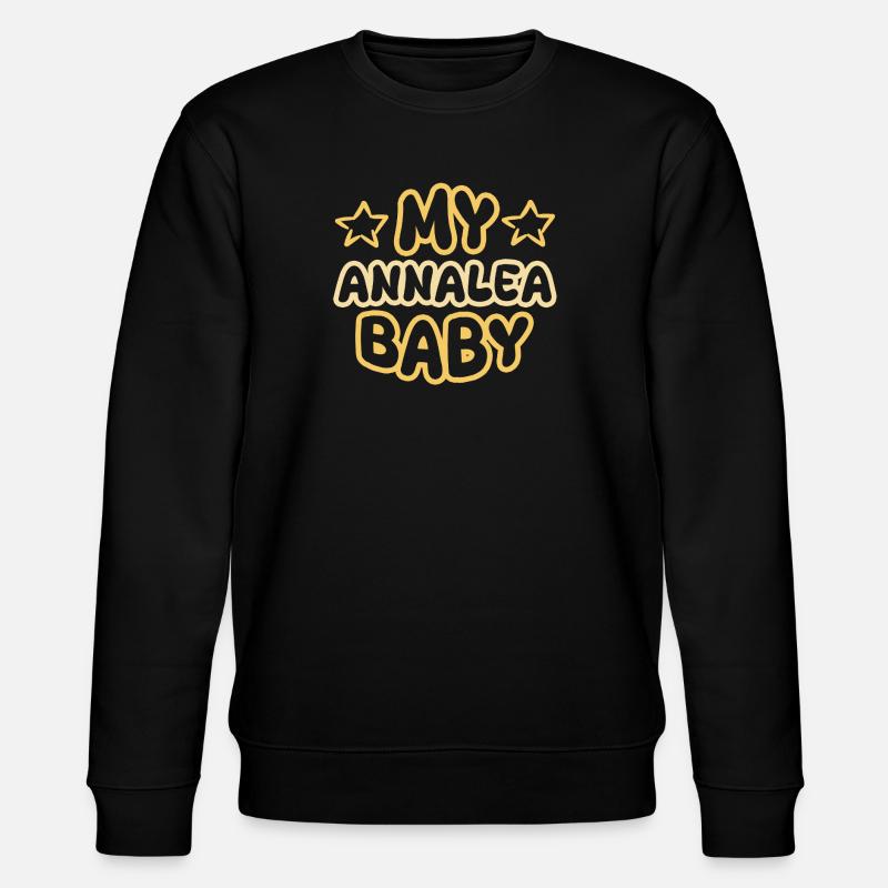Geburt Annalea - Stanley/Stella Unisex Bio-Sweatshirt CHANGER  - Schwarz