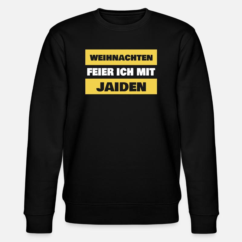 Jaiden - Stanley/Stella Unisex Bio-Sweatshirt CHANGER  - Schwarz