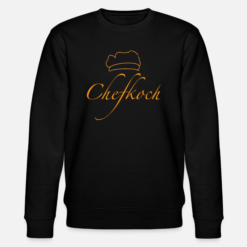 Chefkoch - Stanley/Stella Unisex Bio-Sweatshirt CHANGER  - Schwarz
