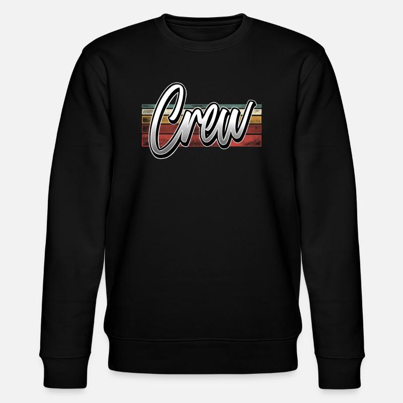 Crew - Stanley/Stella Unisex Bio-Sweatshirt CHANGER  - Schwarz