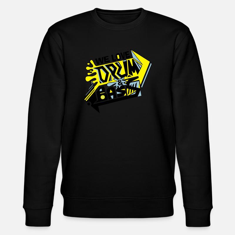W3L0v3DNBv2(balck) - Stanley/Stella Unisex Bio-Sweatshirt CHANGER  - Schwarz