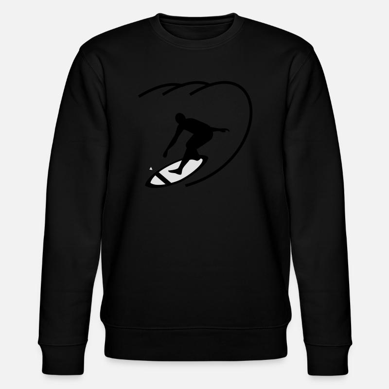 surfeur - Sweat bio CHANGER Stanley/Stella Unisexe - noir