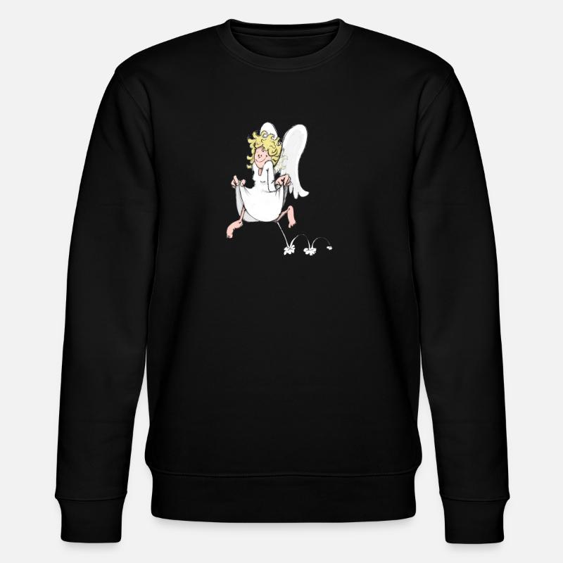 Cloud nine - Stanley/Stella Unisex Bio-Sweatshirt CHANGER  - Schwarz