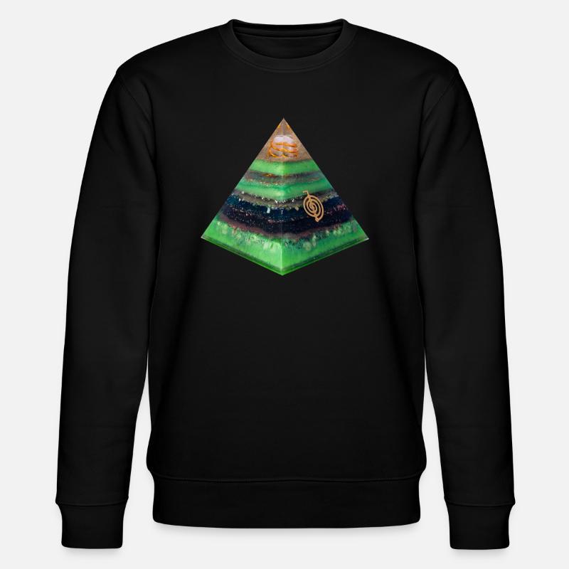 Cho Ku Rei Pyramide - Stanley/Stella Unisex Bio-Sweatshirt CHANGER  - Schwarz
