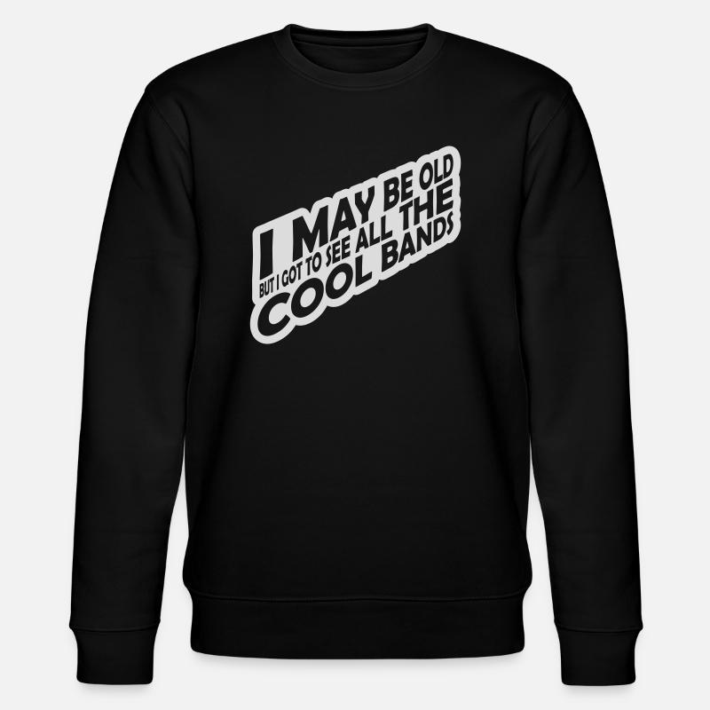 I may be old - Stanley/Stella Unisex Bio-Sweatshirt CHANGER  - Schwarz