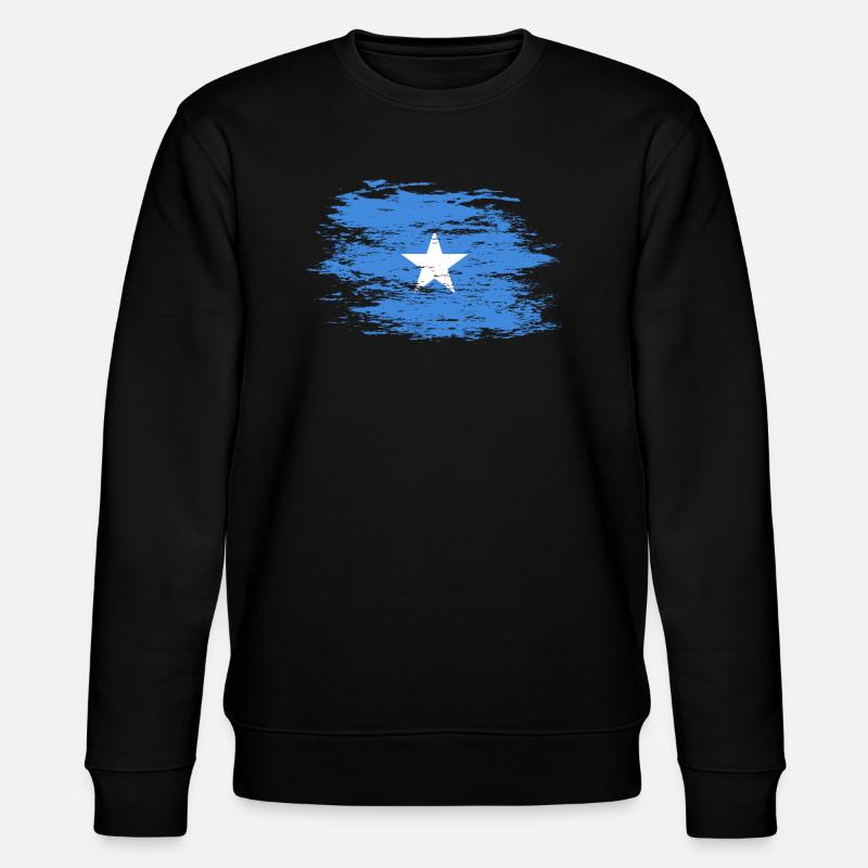Somalia Flagge used - Stanley/Stella Unisex Bio-Sweatshirt CHANGER  - Schwarz