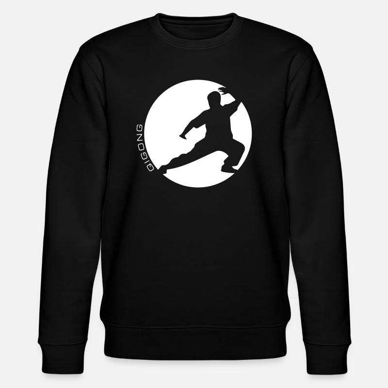 Cercle de mouvement Qigong - Sweat bio CHANGER Stanley/Stella Unisexe - noir