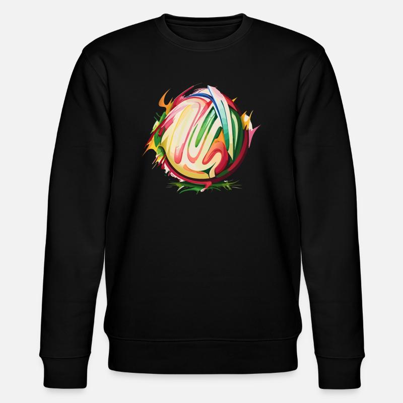 Crème glacée Splash - Sweat bio CHANGER Stanley/Stella Unisexe - noir