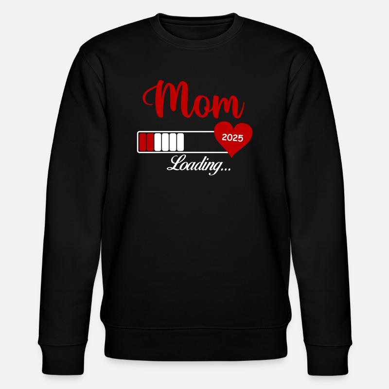 mom loading 2025 - Stanley/Stella Unisex Bio-Sweatshirt CHANGER  - Schwarz