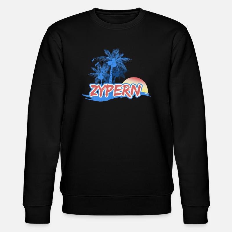 Plage Chypre - Sweat bio CHANGER Stanley/Stella Unisexe - noir