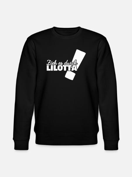 First name Lilotta - Stanley/Stella CHANGER Unisex Organic Sweatshirt - black