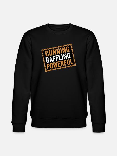 Cunning Baffling Powerful 13 - Stanley/Stella Unisex Bio-Sweatshirt CHANGER - Schwarz