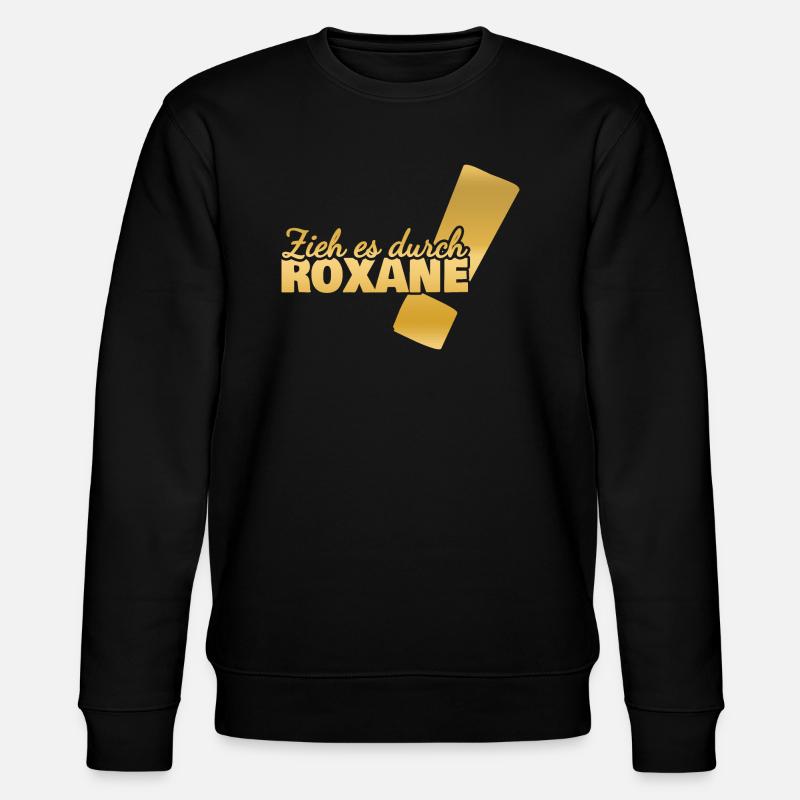 Vorname Roxane - Stanley/Stella Unisex Bio-Sweatshirt CHANGER  - Schwarz