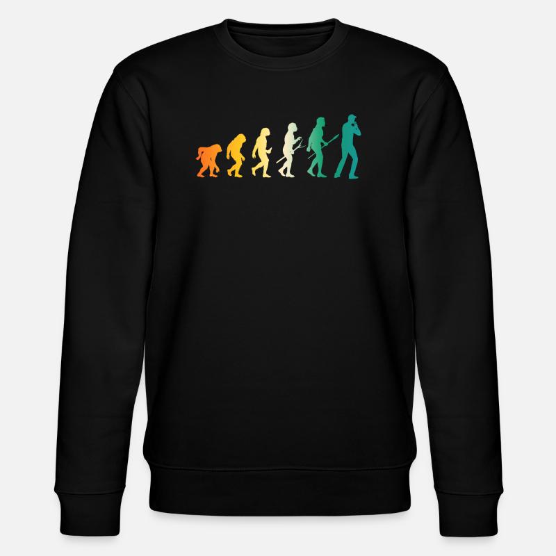 Harmonika Evolution Mundharmonika - Stanley/Stella Unisex Bio-Sweatshirt CHANGER  - Schwarz