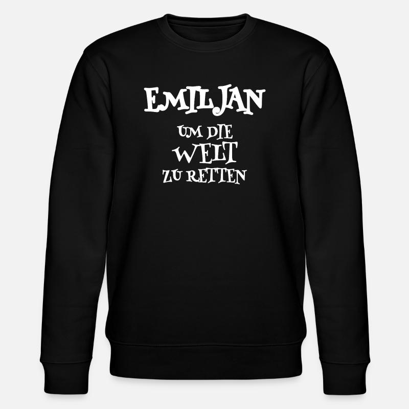 Sauveteur Emiljan - Sweat bio CHANGER Stanley/Stella Unisexe - noir