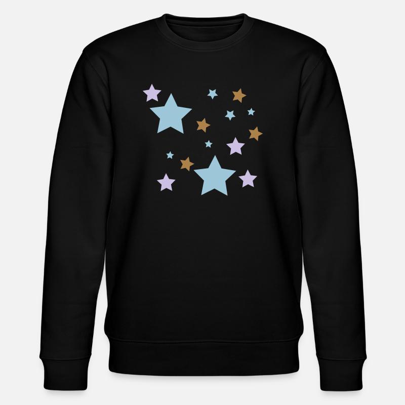 stars - Stanley/Stella Unisex Bio-Sweatshirt CHANGER  - Schwarz