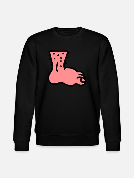 Fuß - Stanley/Stella Unisex Bio-Sweatshirt CHANGER - Schwarz